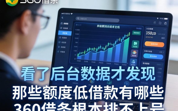 我看了后台数据才发现，那些额度低的借款有哪些360借条根本排不上号