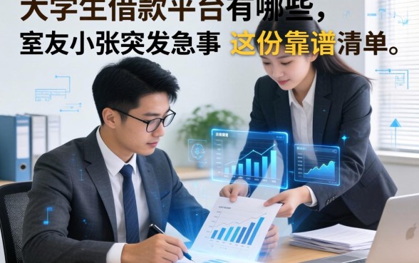 大学生借款平台有哪些？室友小张突发急事让我帮忙整理的这份靠谱清单