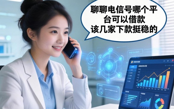 聊聊电信号哪个平台可以借款，这几家下款挺稳的