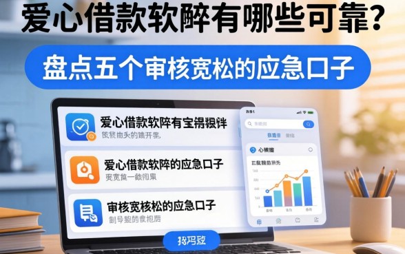 爱心借款软件有哪些可靠？盘点五个审核宽松的应急口子