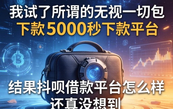 我试了所谓的无视一切包下款5000秒下款的平台，结果抖呗借款平台怎么样还真没想到