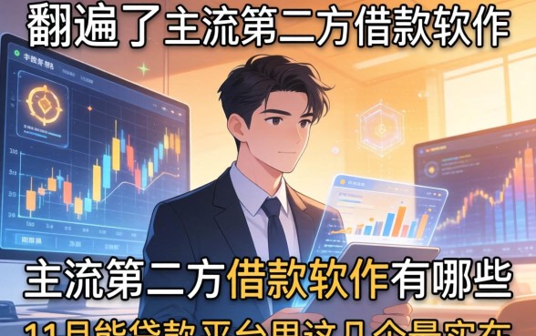 我翻遍了主流第二方借款软件有哪些，发现11月能贷款的平台里这几个最实在