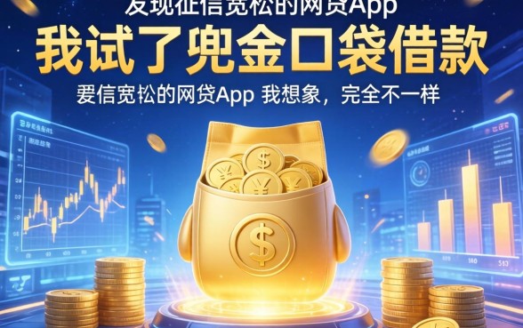我试了兜金口袋借款，发现对征信宽松的网贷app和我想象的完全不一样