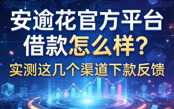 安逸花官方平台借款怎么样？实测这几个渠道下款反馈
