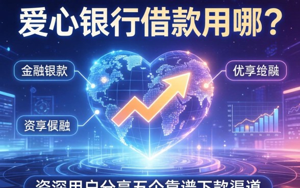 爱心银行借款用途有哪些？资深用户分享五个靠谱下款渠道