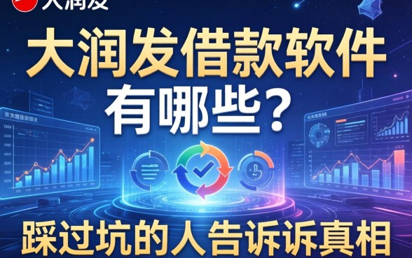大润发借款软件有哪些？踩过坑的人告诉你真相