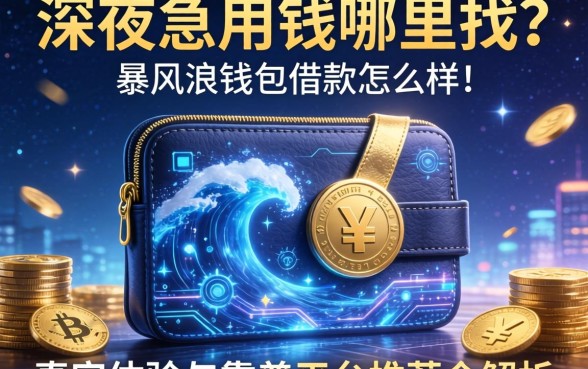 深夜急用钱哪里找？暴风浪钱包借款怎么样？真实体验与靠谱平台推荐全解析