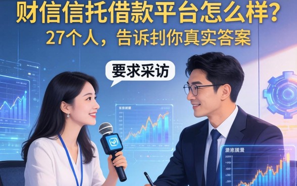 财信信托借款平台怎么样？我采访了37个人，告诉你真实答案