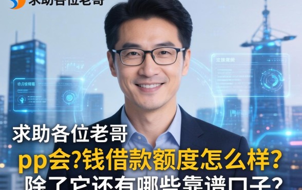 求助各位老哥，ppmoney借款额度怎么样？除了它还有哪些靠谱口子？
