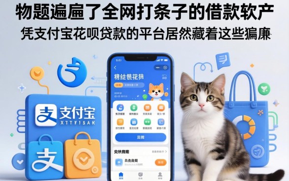 我翻遍了全网打条子的借款软件，发现凭支付宝花呗贷款的平台居然藏着这些猫腻
