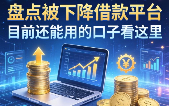 盘点被下架的借款平台有哪些，目前还能用的口子看这里