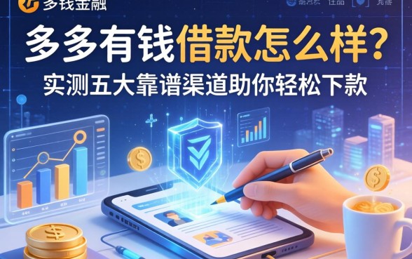多多有钱借款怎么样？实测五大靠谱渠道助你轻松下款