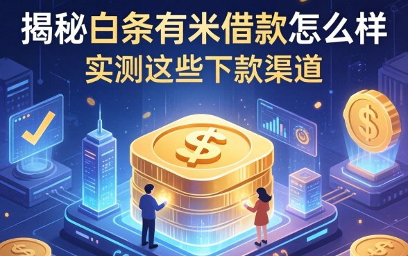 揭秘白条有米借款怎么样，实测这些下款渠道