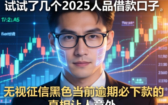 我试了几个2025人品借款口子，无视征信黑户当前逾期必下款的真相让人意外