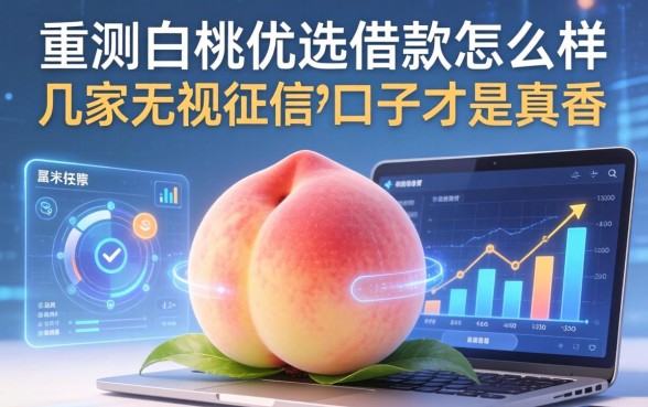 实测白桃优选借款怎么样，这几家无视征信的口子才是真香