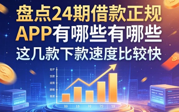 盘点24期借款正规app有哪些，这几款下款速度比较快