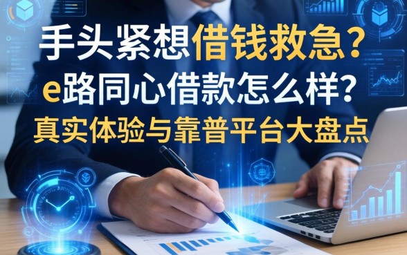 手头紧想借钱救急？e路同心借款怎么样？真实体验与靠谱平台大盘点