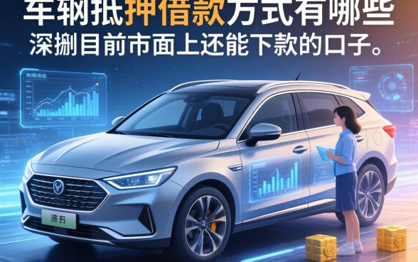 车辆抵押借款方式有哪些？深扒目前市面上还能下款的口子