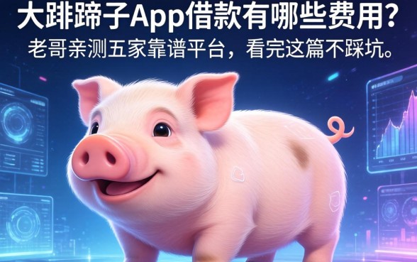 大猪蹄子app借款有哪些费用？老哥亲测五家靠谱平台，看完这篇不踩坑