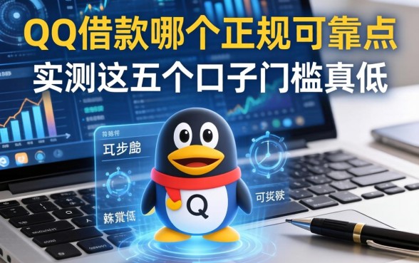 qq借款哪个正规可靠点，实测这五个口子门槛真低