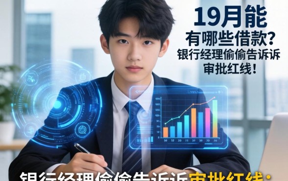 19岁能有哪些借款？银行经理偷偷告诉你审批红线