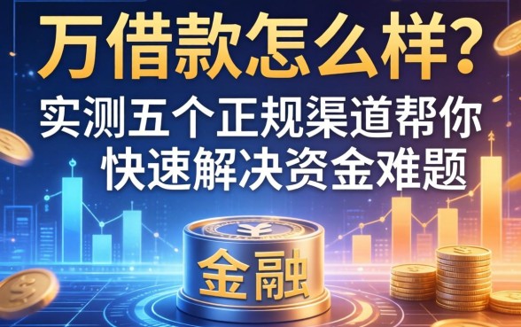 i万借款怎么样？实测五个正规渠道帮你快速解决资金难题