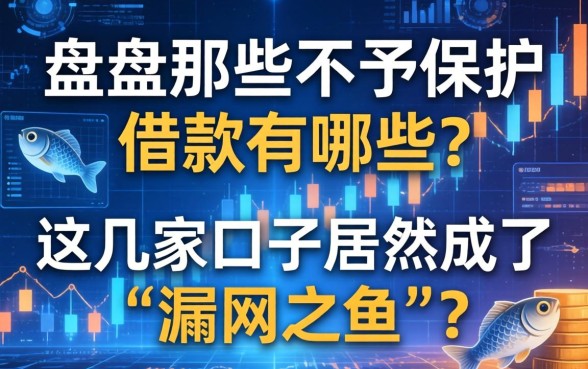 盘点那些不予保护的借款有哪些，这几家口子居然成了“漏网之鱼”？