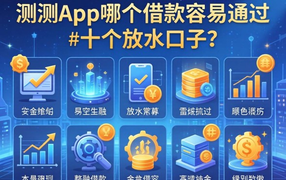实测app哪个借款容易通过，整理出这十个放水口子