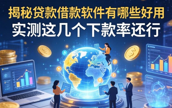 揭秘贷款借款软件有哪些好用，实测这几个下款率还行