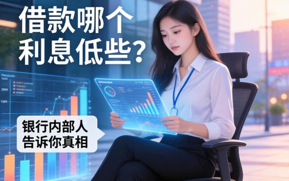 app借款哪个利息低些？银行内部人告诉你真相