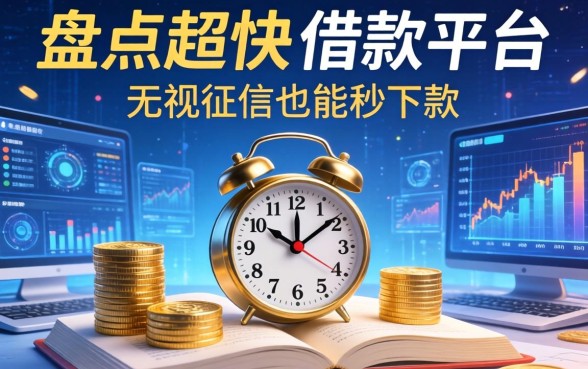 盘点超快的借款平台有哪些，无视征信也能秒下款