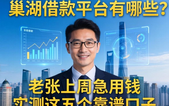 巢湖借款平台有哪些？老张上周急用钱实测这五个靠谱口子
