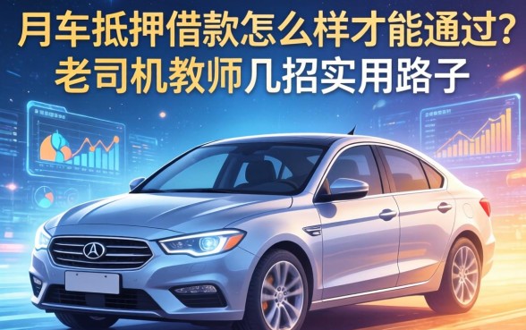 车抵押借款怎么样才能通过？老司机教你几招实用路子
