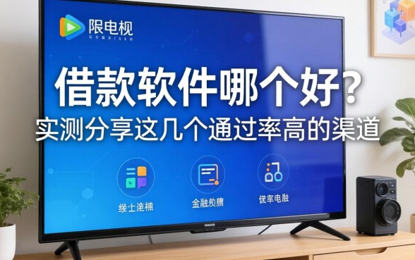 电视借款软件哪个好？实测分享这几个通过率高的渠道