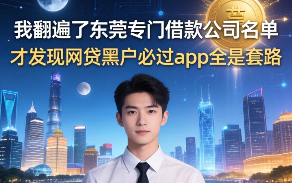 我翻遍了东莞专门借款公司名单，才发现网贷黑户必过app全是套路