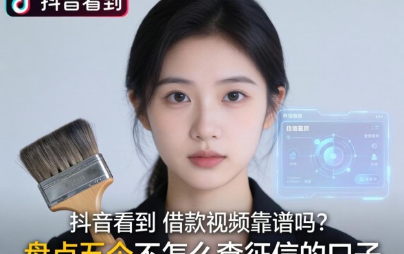 刷抖音看到的借款视频靠谱吗？盘点五个不怎么查征信的口子