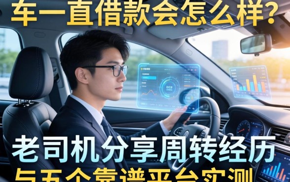 车一直借款会怎么样？老司机分享周转经历与五个靠谱平台实测