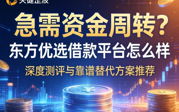 急需资金周转？东方优选借款平台怎么样？深度测评与靠谱替代方案推荐