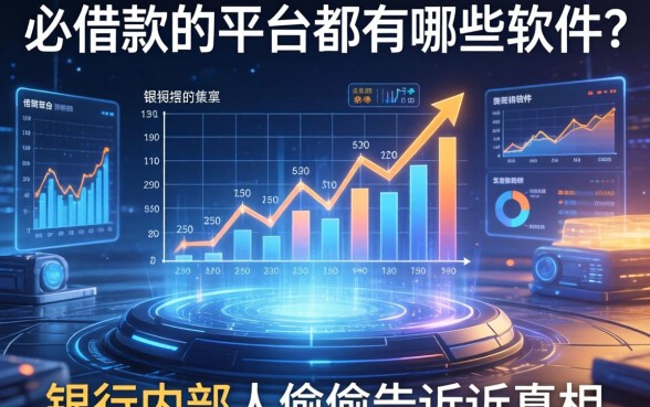 必借款的平台都有哪些软件？银行内部人偷偷告诉你真相