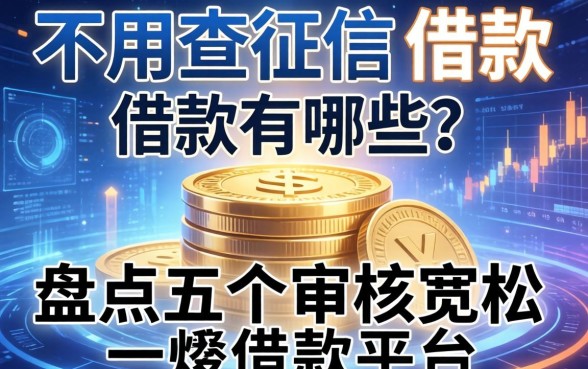 不用查征信的借款有哪些？盘点五个审核宽松的借款平台