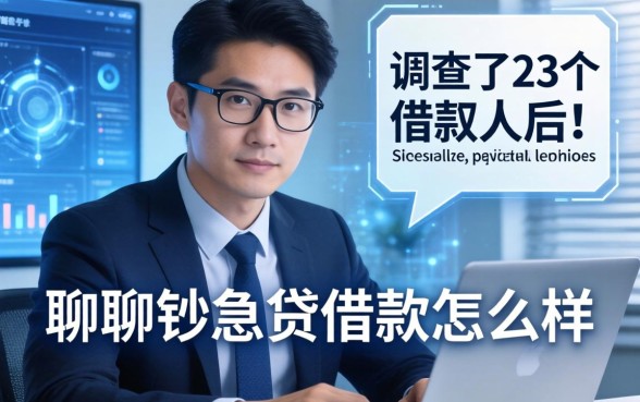 调查了23个借款人后，聊聊钞急贷借款怎么样