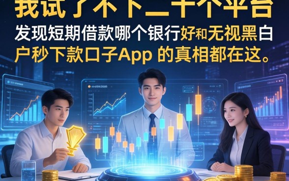 我试了不下二十个平台，发现短期借款哪个银行好和无视黑白户秒下款口子app的真相都在这