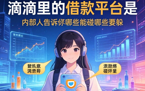 滴滴里的借款平台是哪个？内部人告诉你哪些能碰哪些要躲