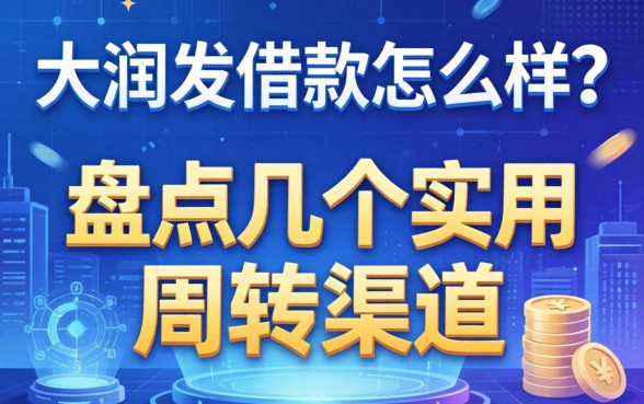 大润发借款怎么样？盘点几个实用的周转渠道