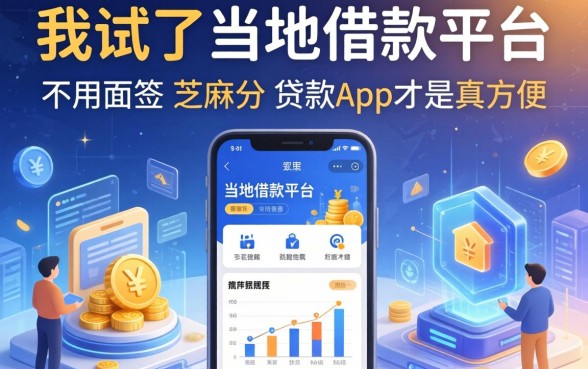 我试了当地借款平台，发现不用面签和芝麻分的贷款app才是真方便
