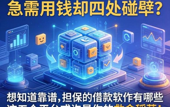 急需用钱却四处碰壁？想知道靠谱的担保的借款软件有哪些？这五个平台或许是你的救命稻草！