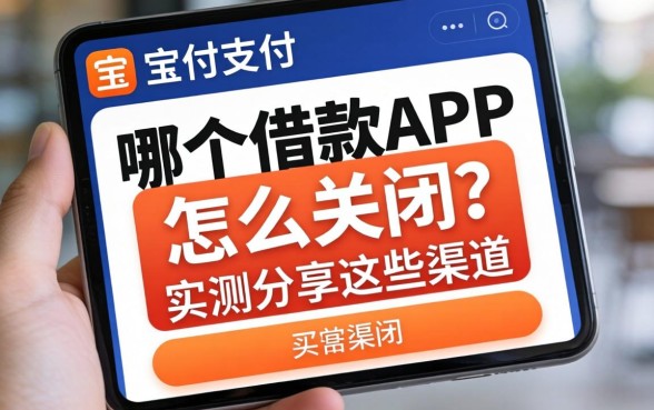 宝付支付是哪个借款app怎么关闭？实测分享这些渠道