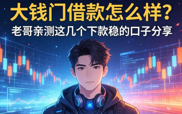 大钱门借款怎么样？老哥亲测这几个下款稳的口子分享