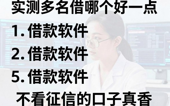 实测多款借款软件哪个好一点，这五个不看征信的口子真香