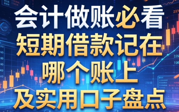 会计做账必看：短期借款记在哪个账上及实用口子盘点
